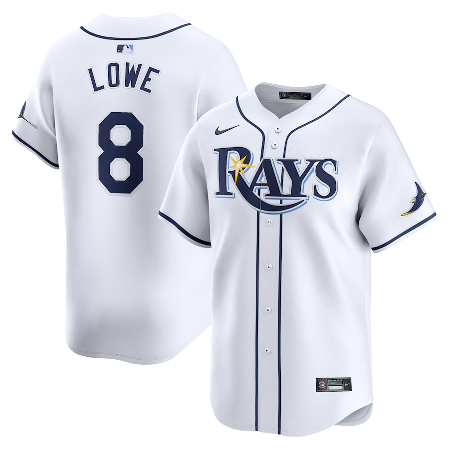 Brandon Lowe Tampa Bay Rays Home Limited Player Jersey White