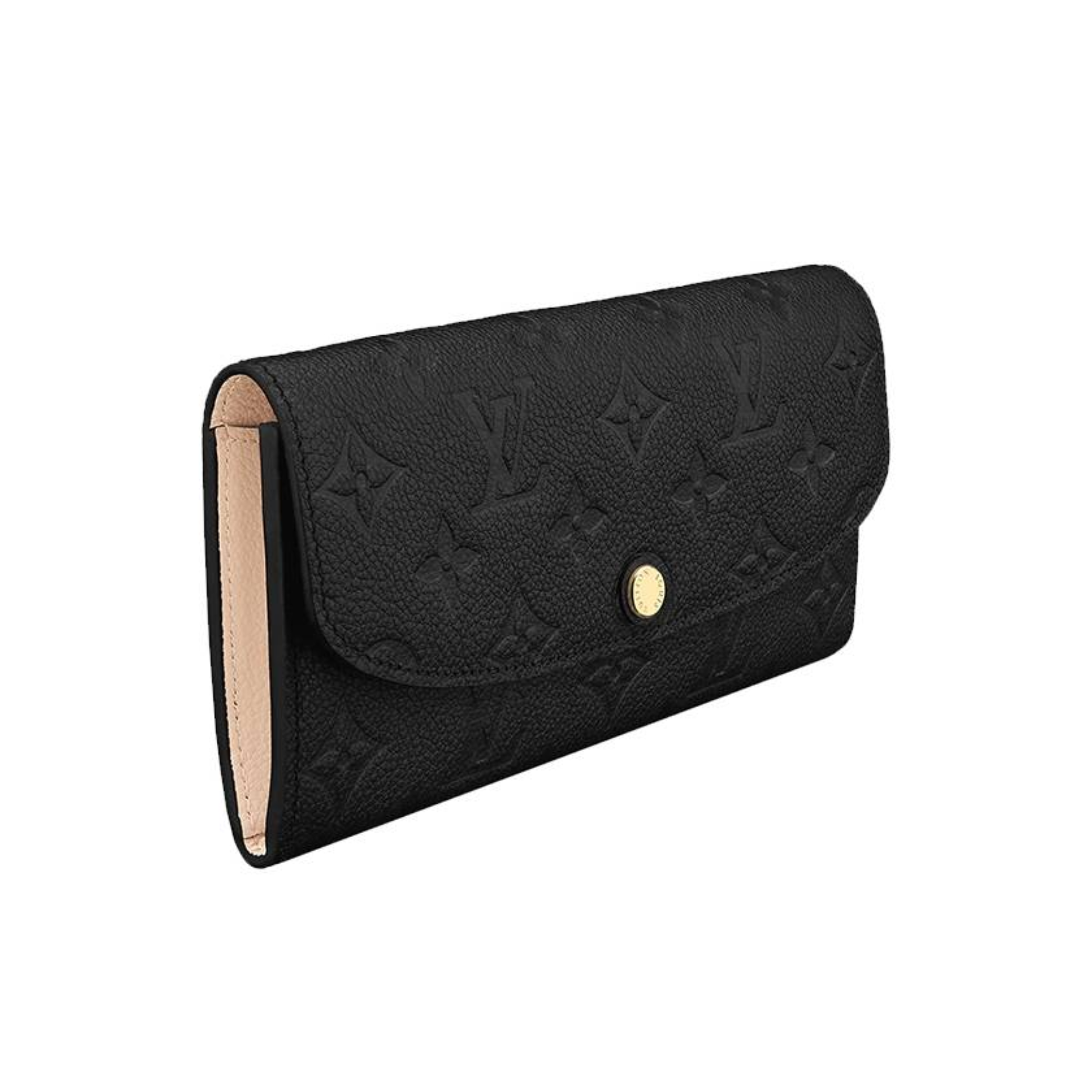 Louis Vuitton Monogram Empreinte Emilie Wallet Black