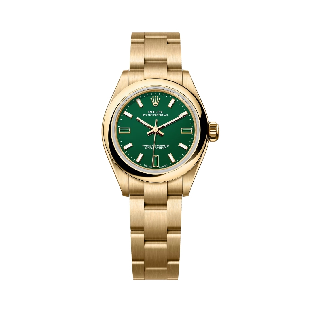 [Superclone] Rolex Oyster Perpetual 28mm Green Stone Dial Oyster 276208