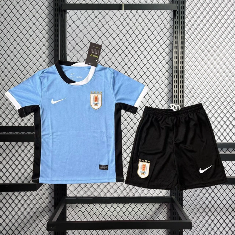 2024-25 Uruguay Home Kids football jersey