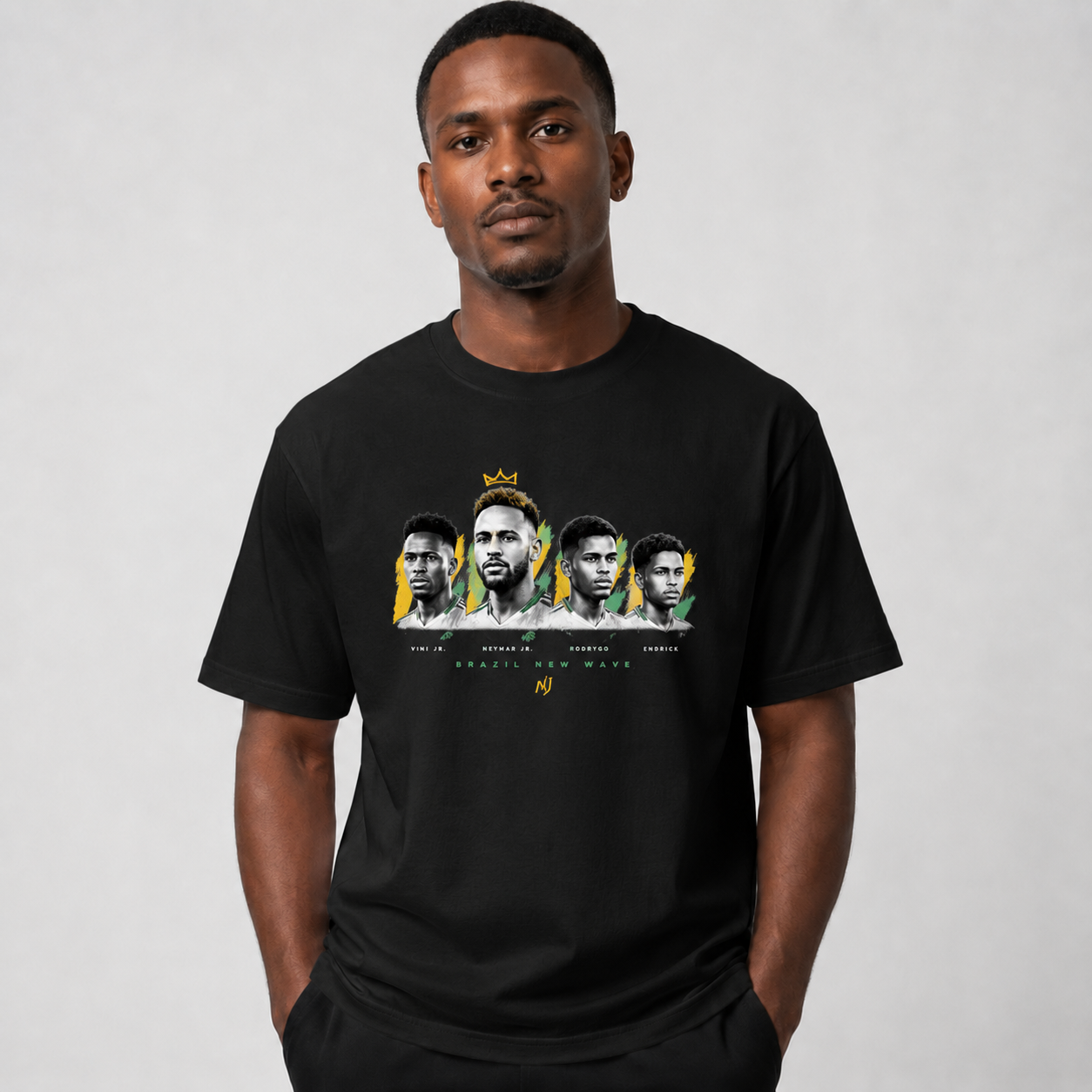 Brazilian Player Pure Cotton T-Shirt – Limited-Time Offer