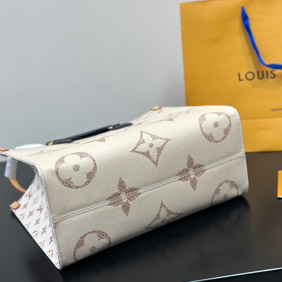 Louis Vuitton OnTheGo MM Tote Bag ‘Monogram Dune’ 35Cm M46912