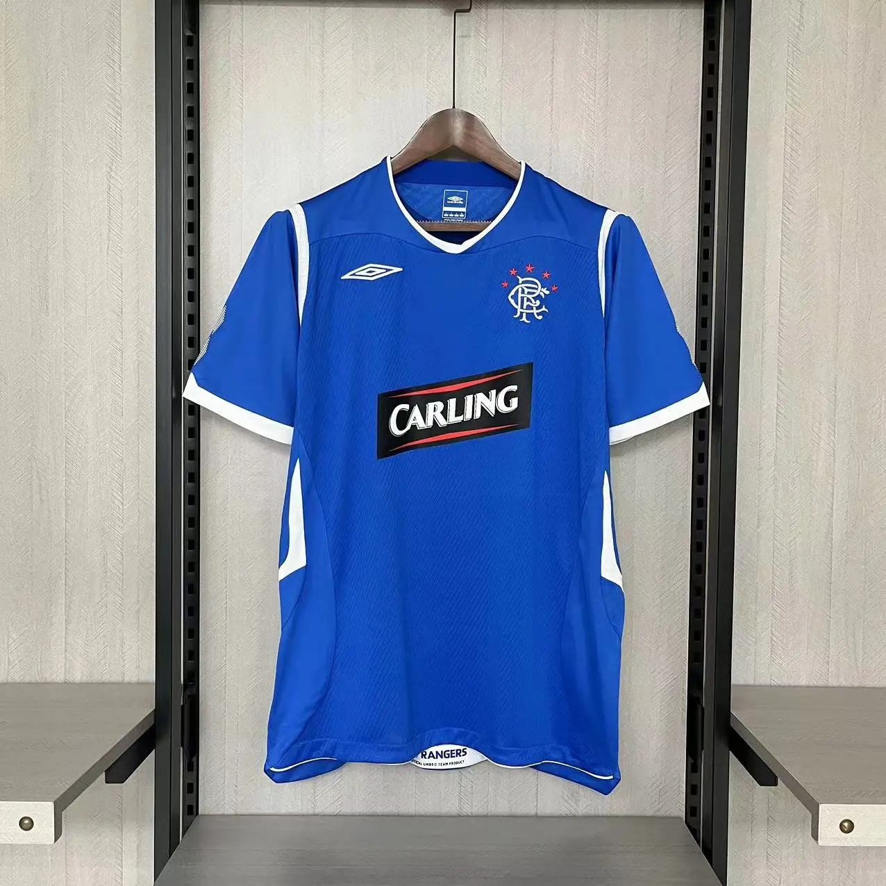 Retro 2008-09 Glasgow Rangers Home football jersey Retro