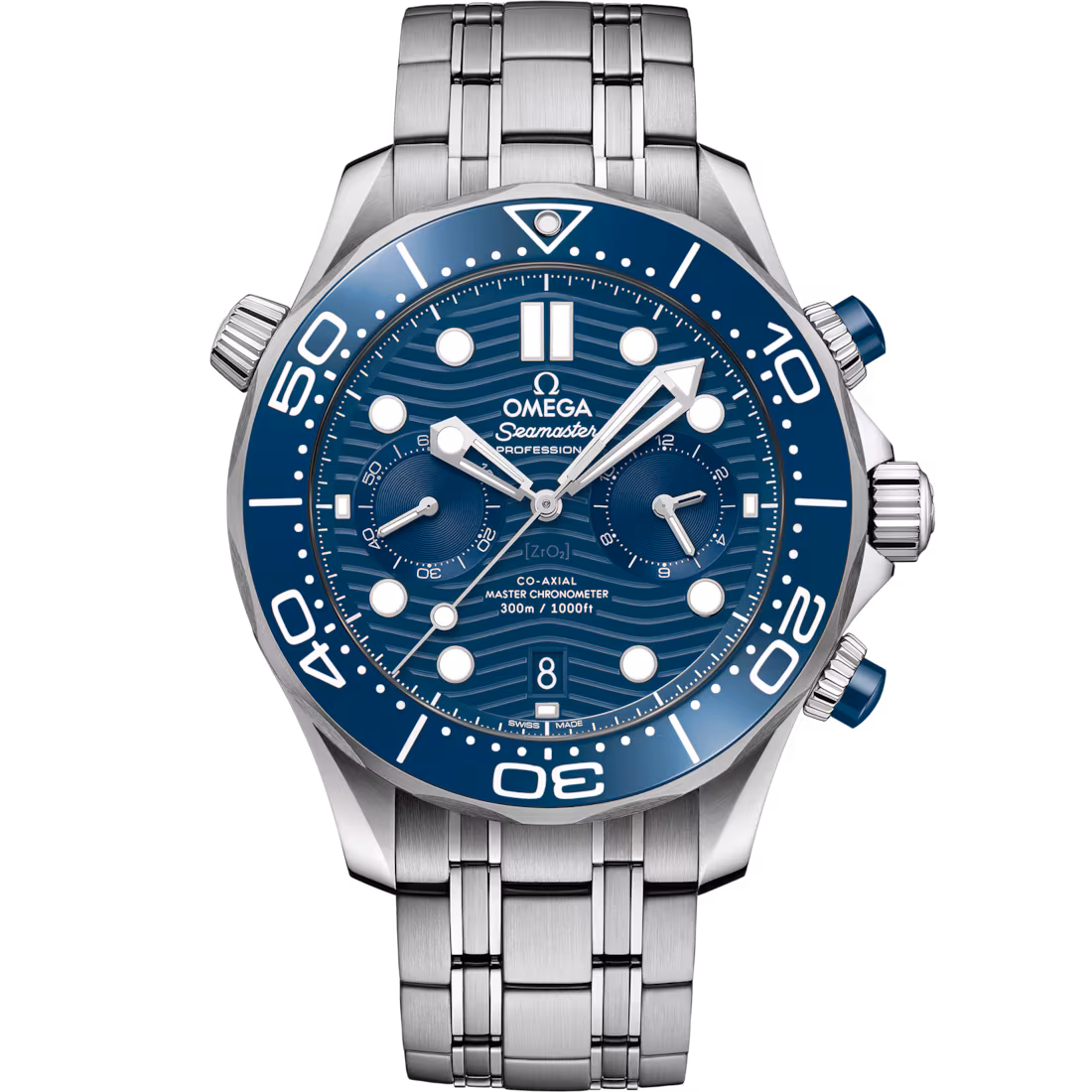 Omega Seamaster Diver 300M 44mm Blue Dial Stainless Steel Bracelet 210.30.44.51.03.001