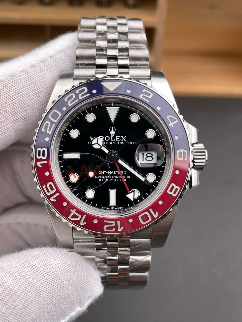 Rolex GMT-Master II 40mm 126710BLRO “Pepsi” Jubilee