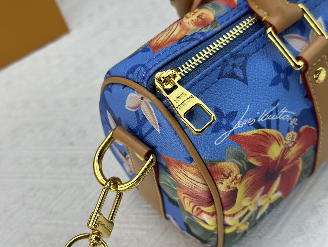 Louis Vuitton Keepall Bandouliere 25 Bright Blue 25Cm M24999