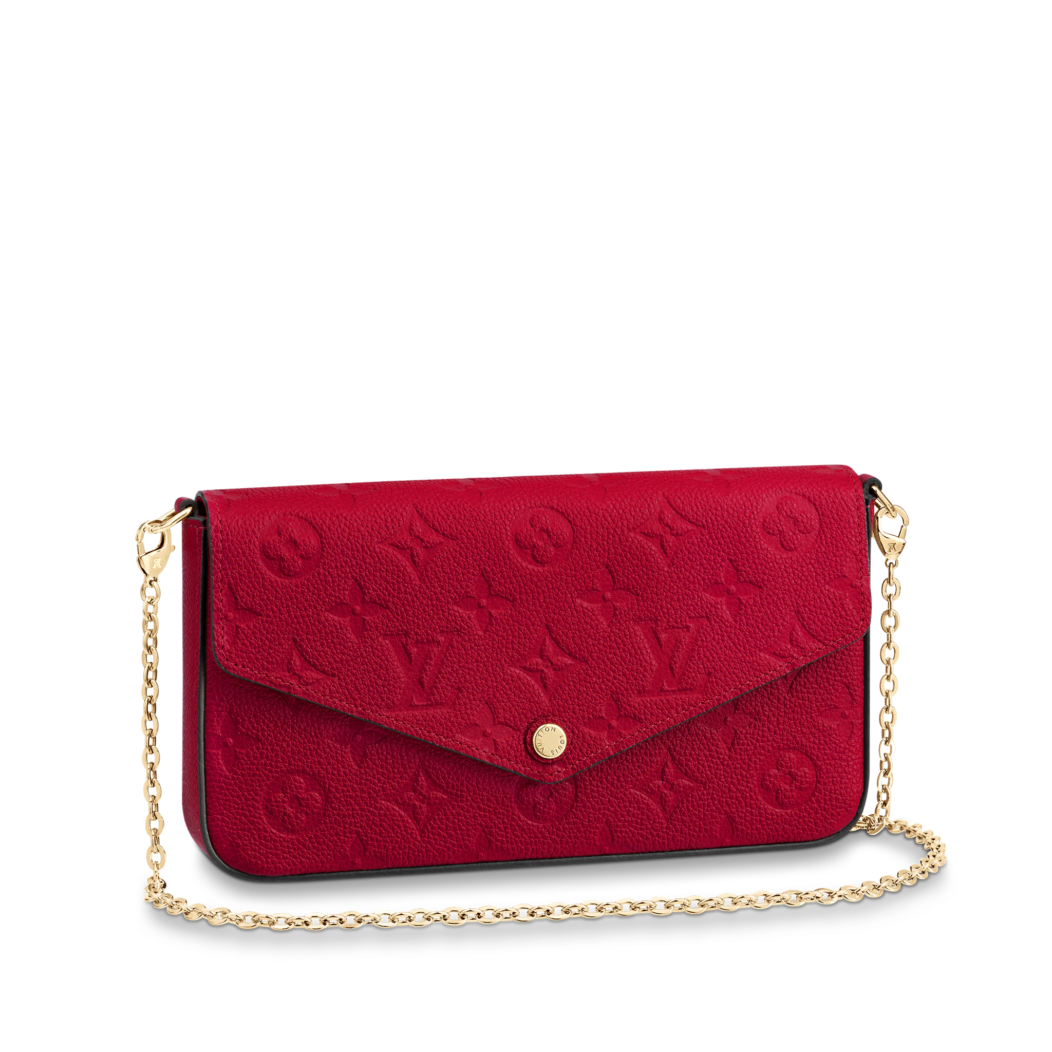 Louis Vuitton F Licie Pochette Scarlet Red 21cm/8.3in