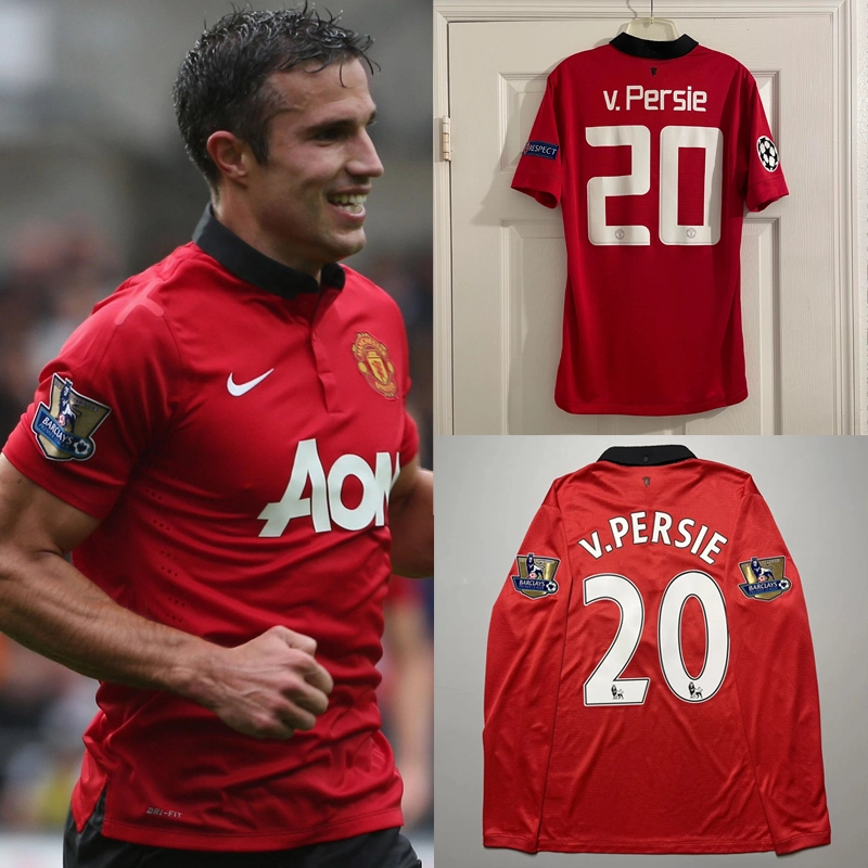Retro 2013-14 Manchester United Home Football jersey retro