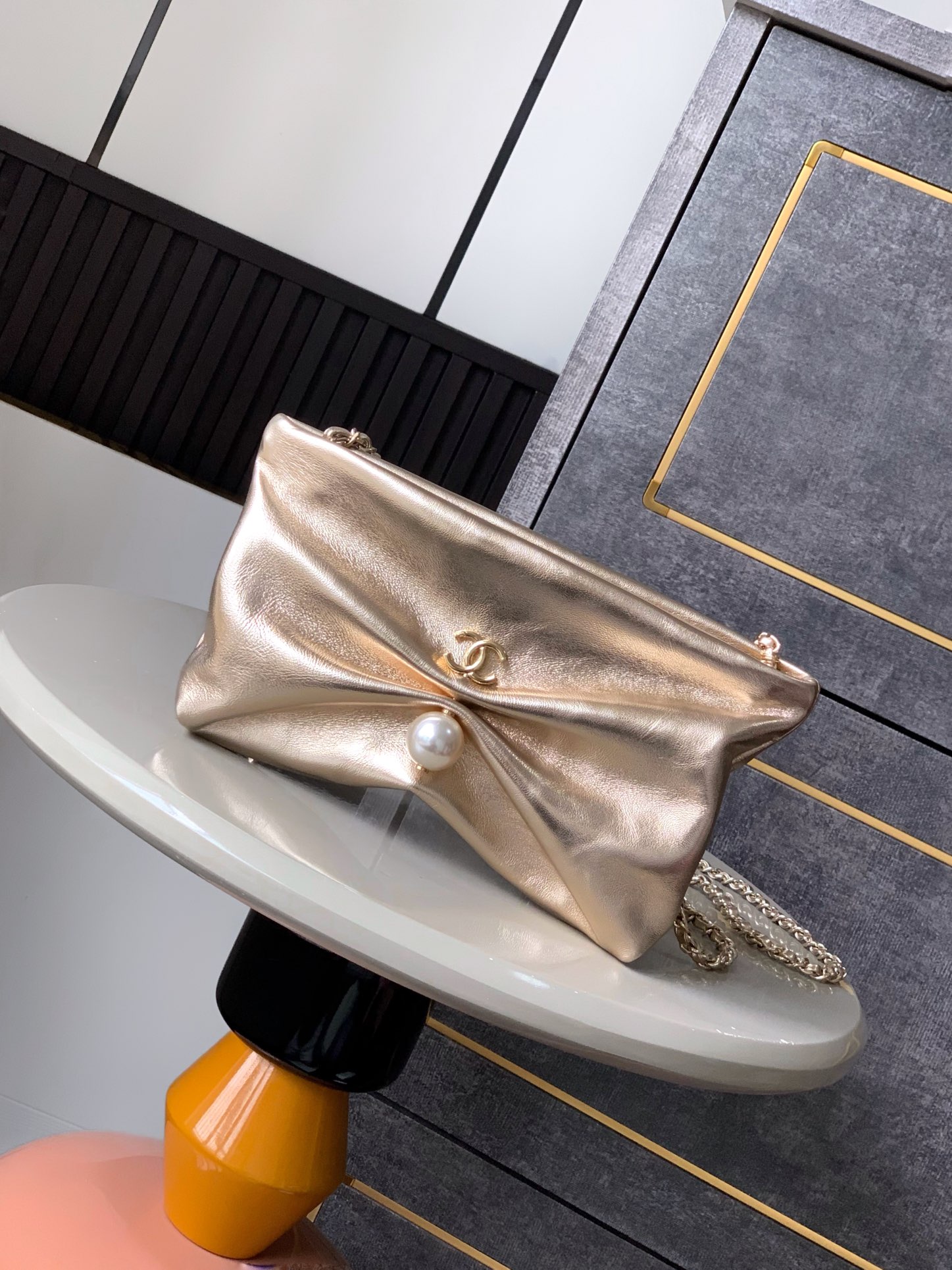 CHANEL 25S Clutch Wristlet Bag