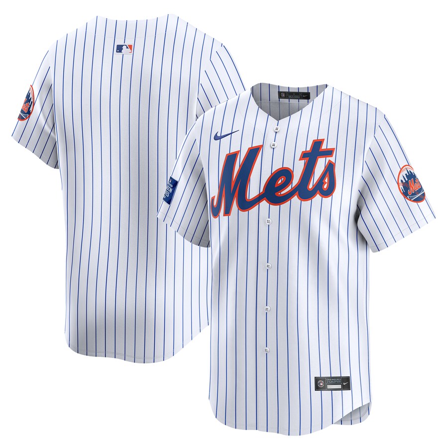 New York Mets 2024 MLB World Tour London Series Home Limited Jersey  White