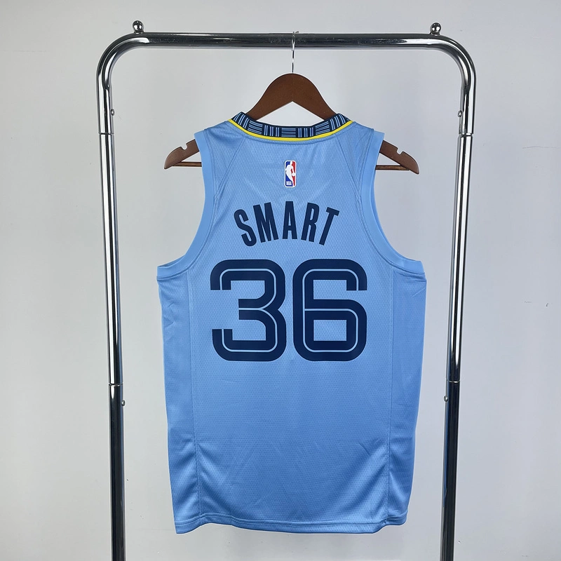 2021 NBA Memphis Grizzlies 36 SMART Basketball Jersey