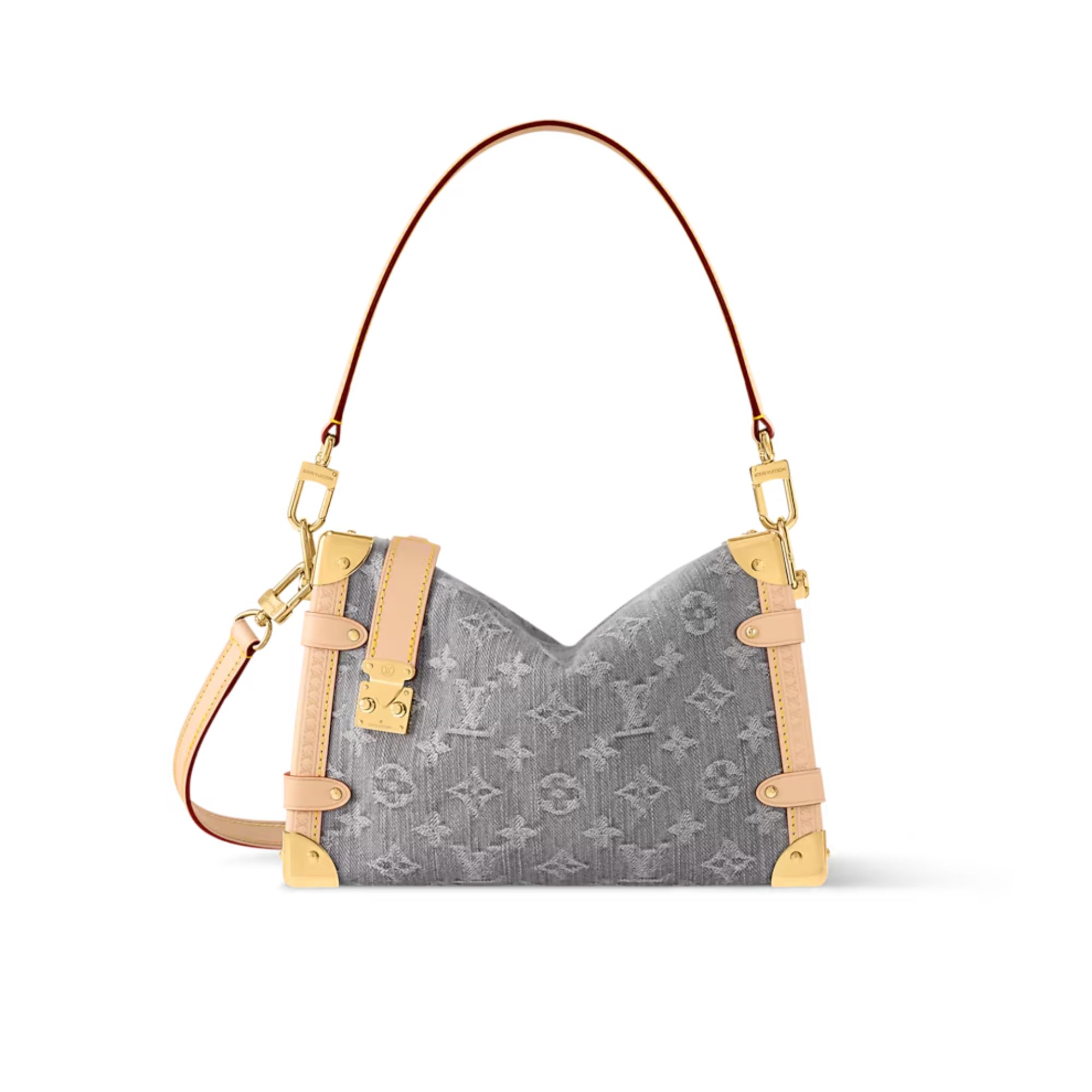 Louis Vuitton Grey Monogram Denim Side Trunk MM M13285 23.5cm/ 9.3in