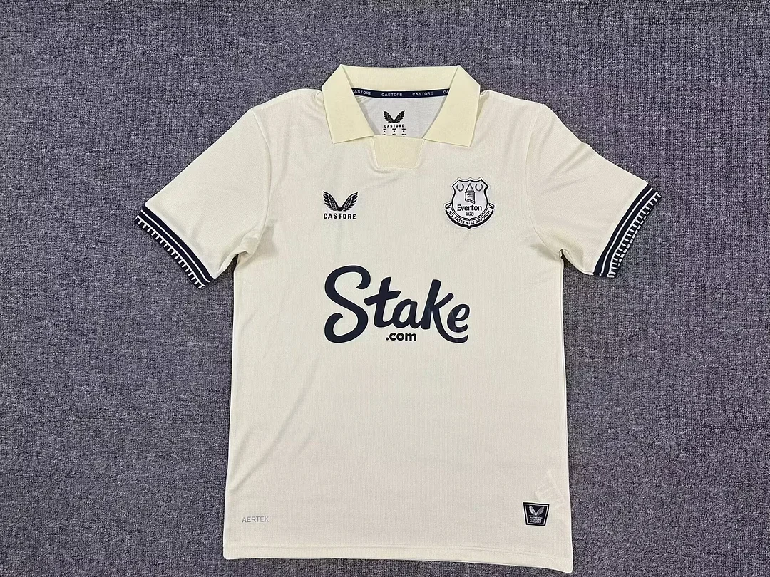 2025/2026 Premier League Everton Team Away Football Jersey