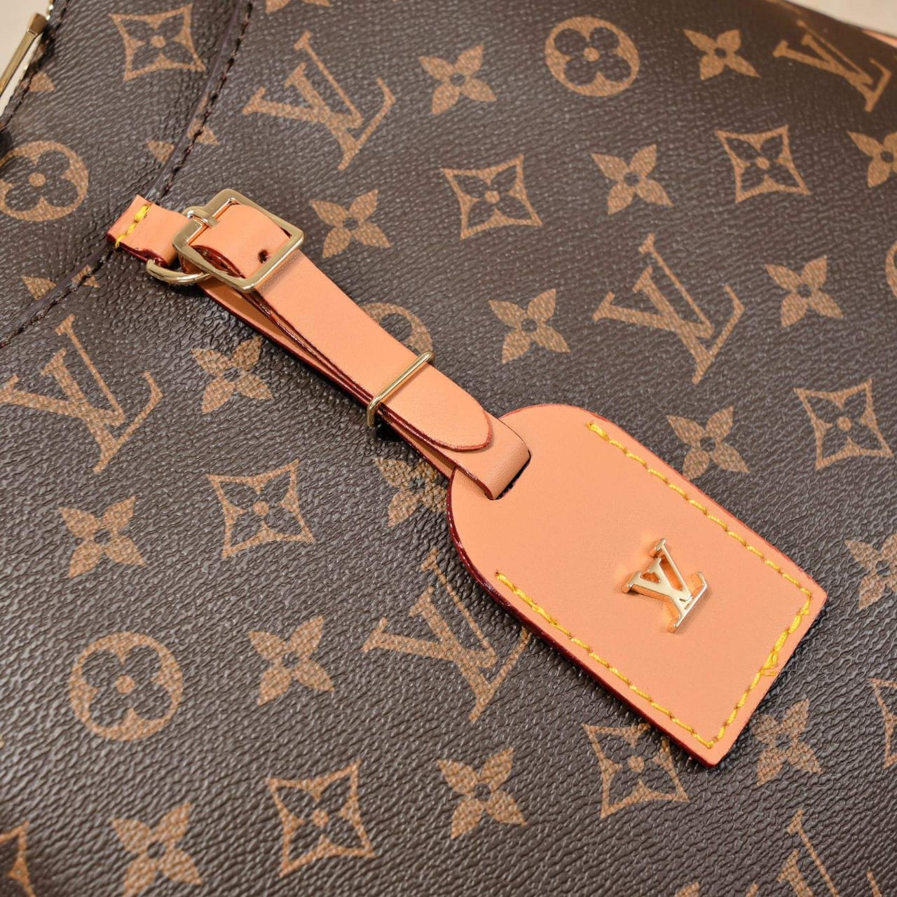 Louis Vuitton Odéon MM Monogram Canvas Shoulder Bag Brown 31 cm M45355