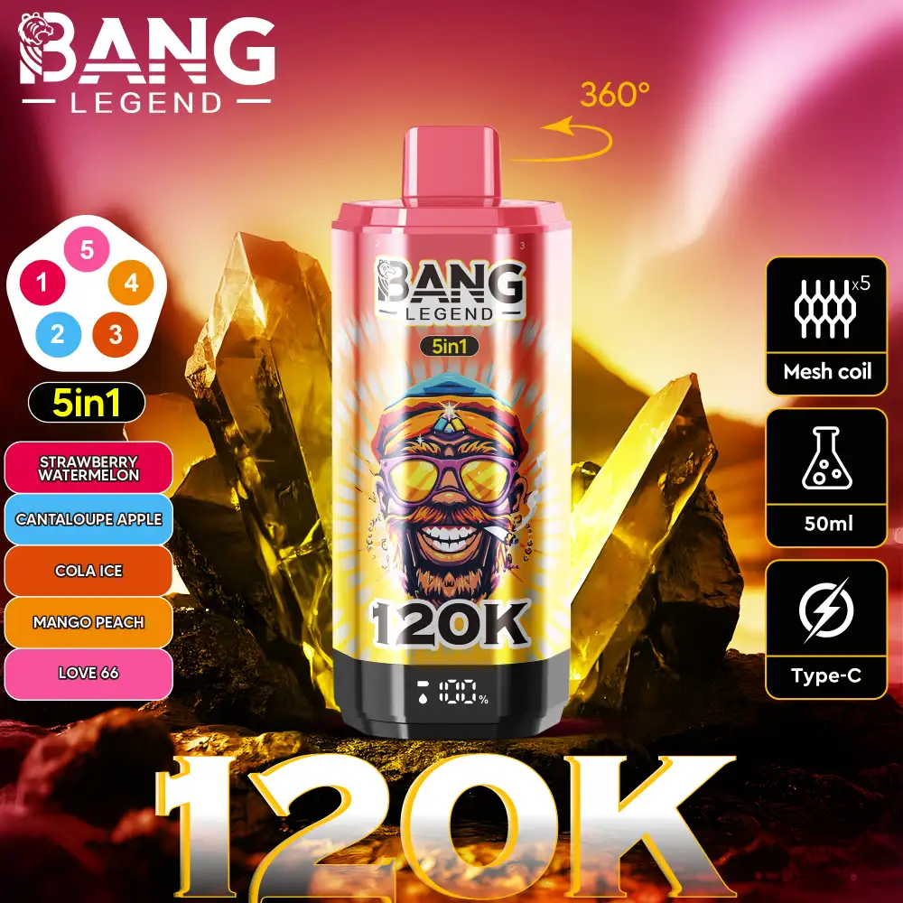 Bang Legend 120K Ultimate 5-in-1 Disposable Vape