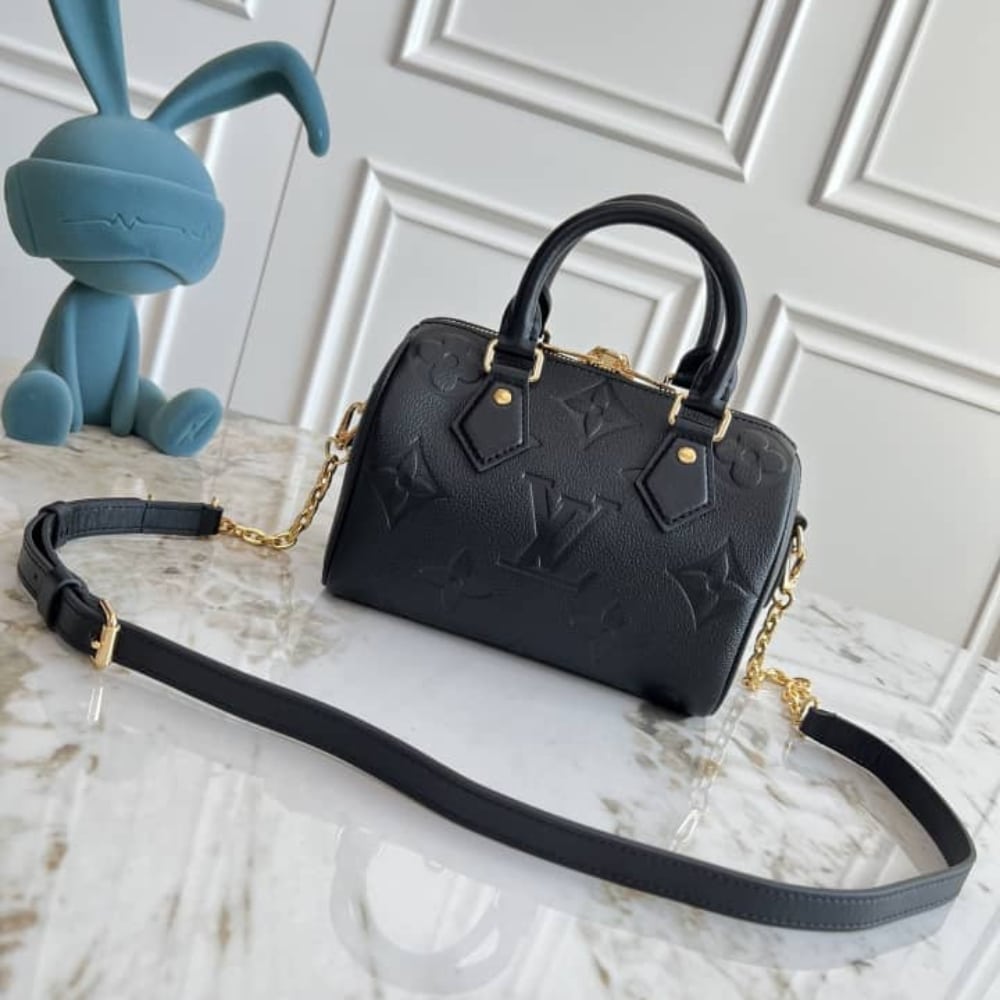 Louis Vuitton Speedy Bandoulière 20 Black 20Cm M58953