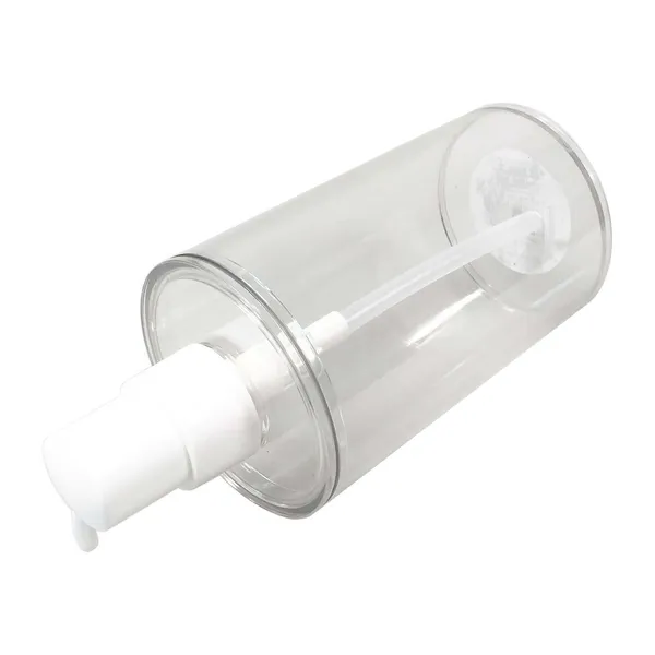(3 pack) Clear Plastic Liquid Soap Pump Dispenser, 12oz Capacity