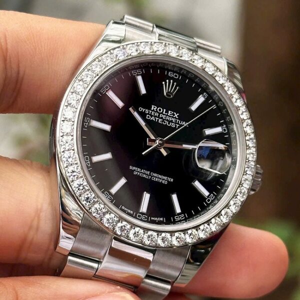 [Superclone] Rolex Datejust 36mm Bright Black Dial Jubilee 126284RBR
