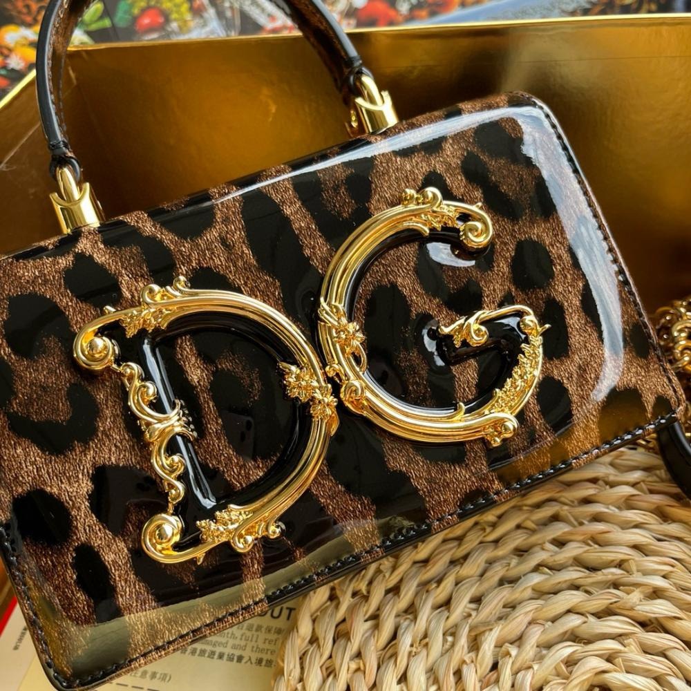 Dolce & Gabbana Leopard Dolce Gabbana Devotion Bag 21cm