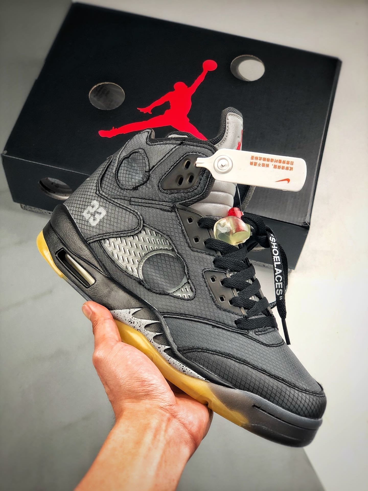 Jordan 5 Retro Off-White Black