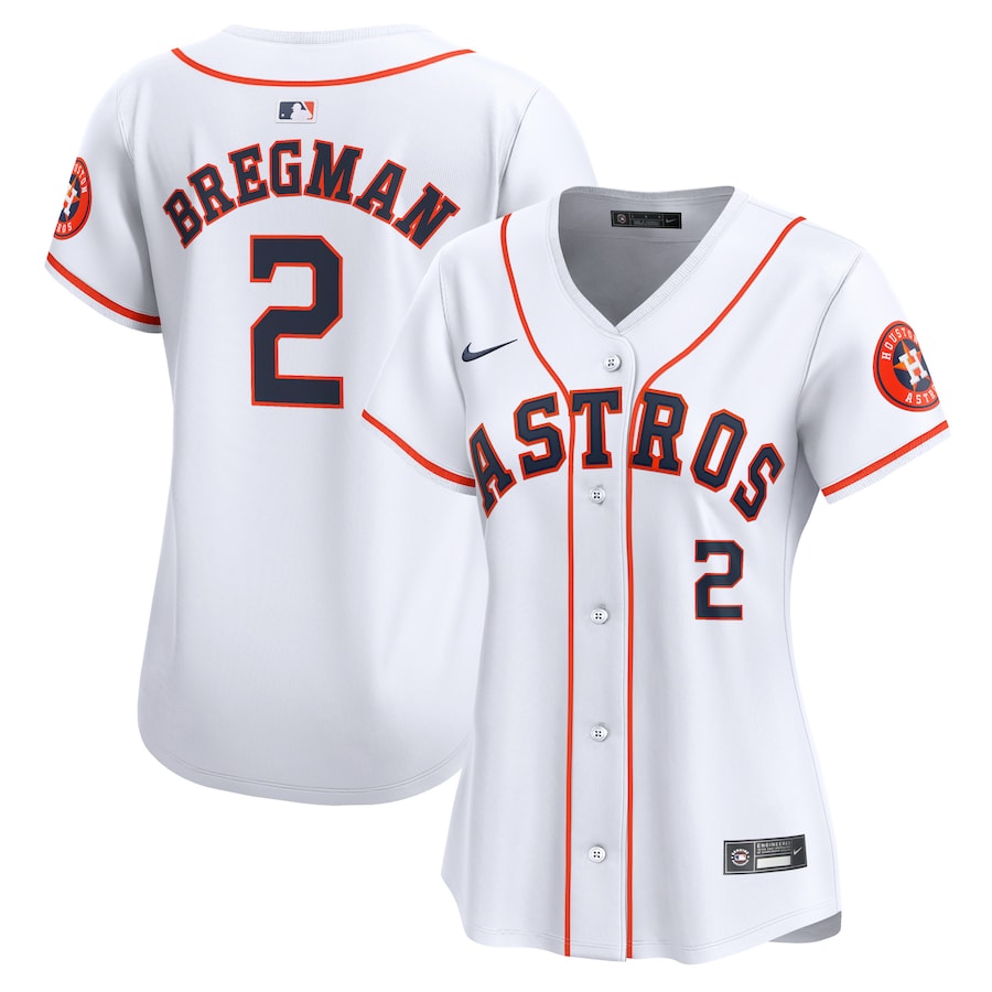 Alex Bregman Houston Astros Women's Home Limited Player Jersey White