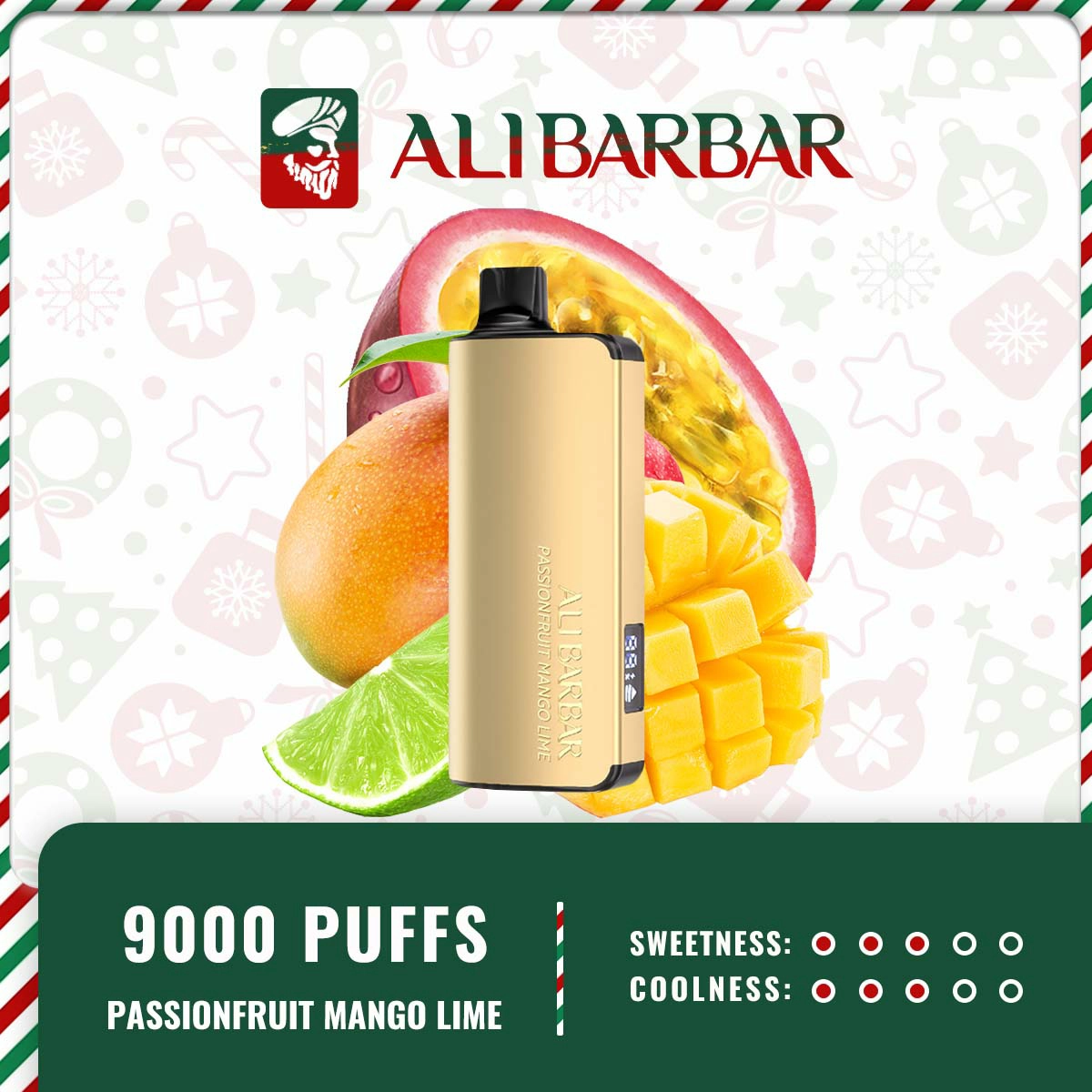 Alibarbar Ingot 9000 Puffs – Passionfruit Mango Lime