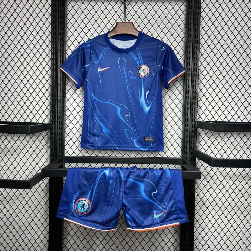 2024-25 Chelsea Home Kids Soccer Jersey