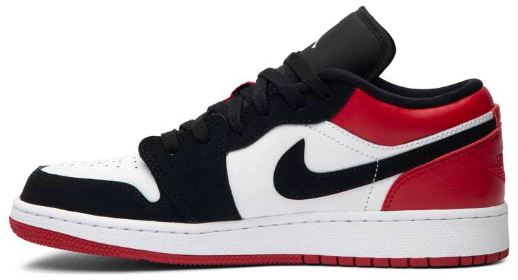 Air Jordan 1 Low GS Black Toe 553560-116