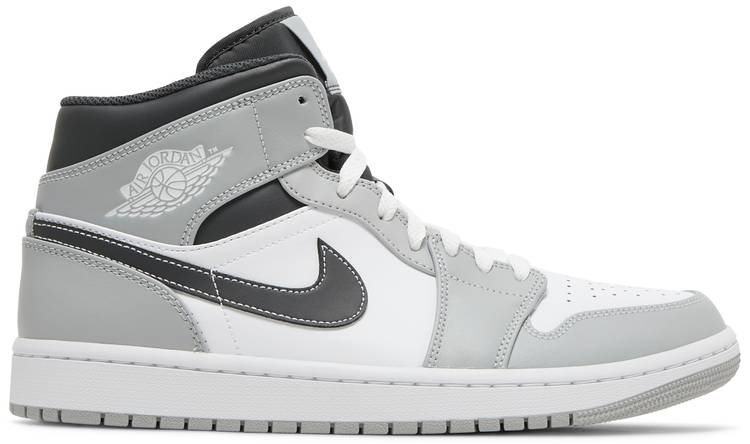 Air Jordan 1 Mid Light Smoke Grey 554724-078