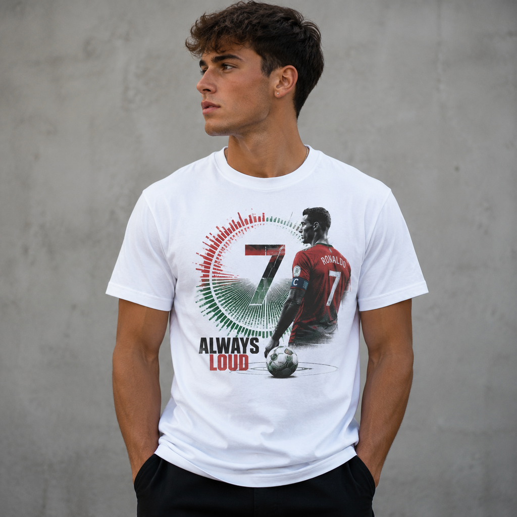 Cristiano Ronaldo Pure Cotton Unisex T-Shirt – Limited-Time Offer