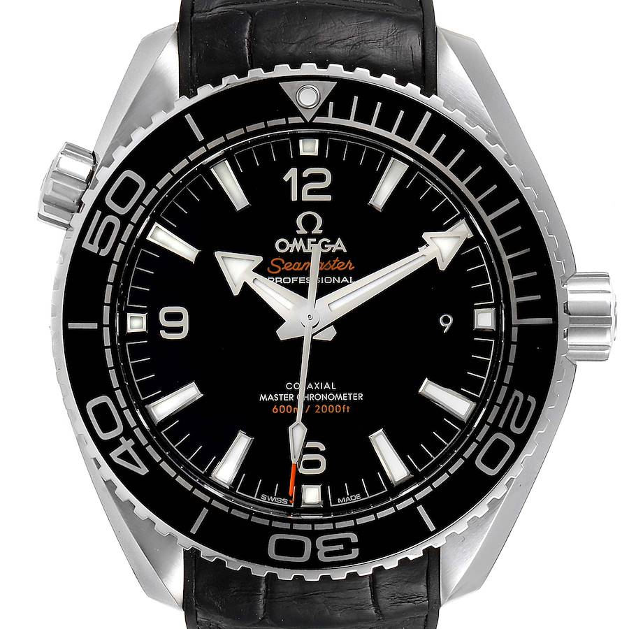 Omega Seamaster Planet Ocean 600M 43.5mm Black Dial Stainless Steel Strap 215.33.44.21.01.001