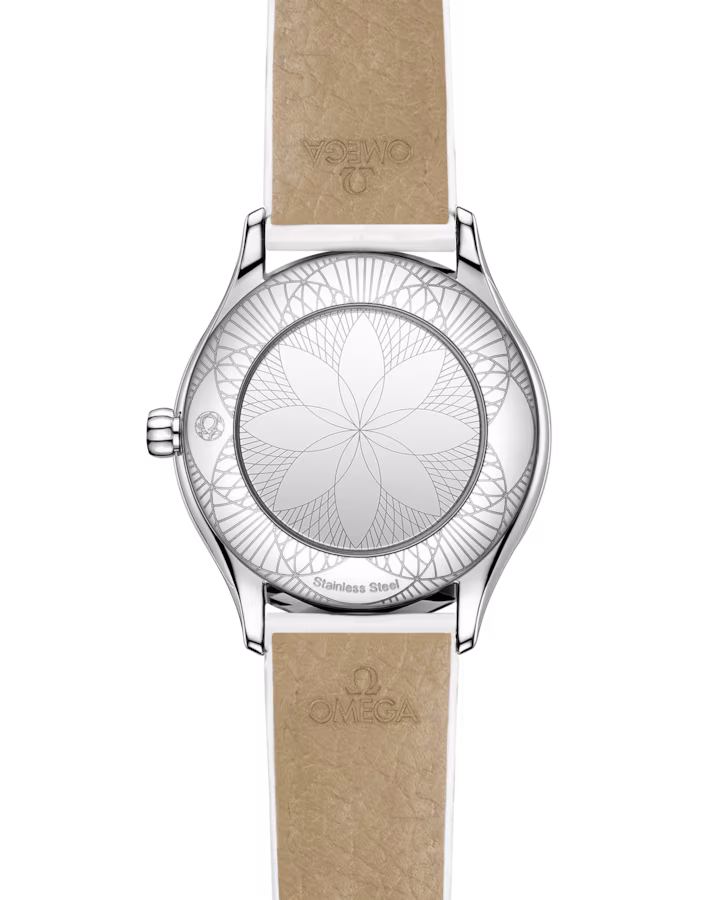 Omega De Ville Mini Trésor 26mm White Dial with Diamonds Stainless Steel Strap 428.17.26.60.04.008