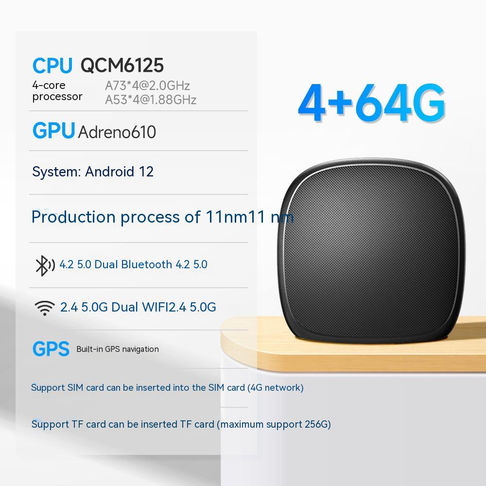 qcm6125 wired to wireless carplay box module car phone interconnection android auto