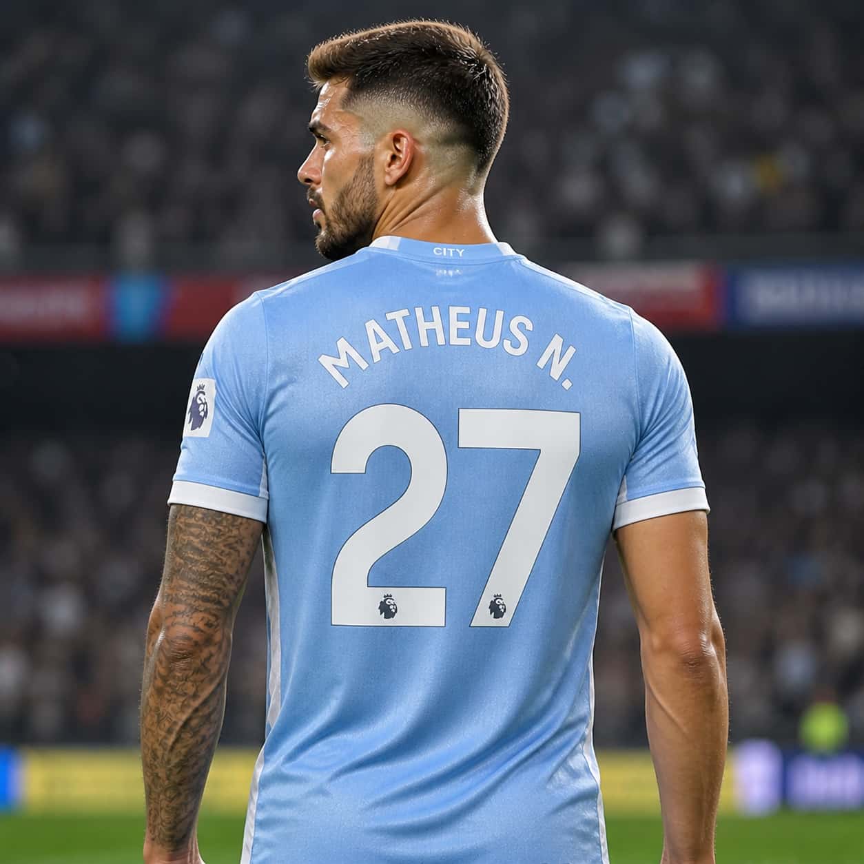 2026/27 Premier League Manchester City Team Home Football Jersey Player Version - JerseyFun