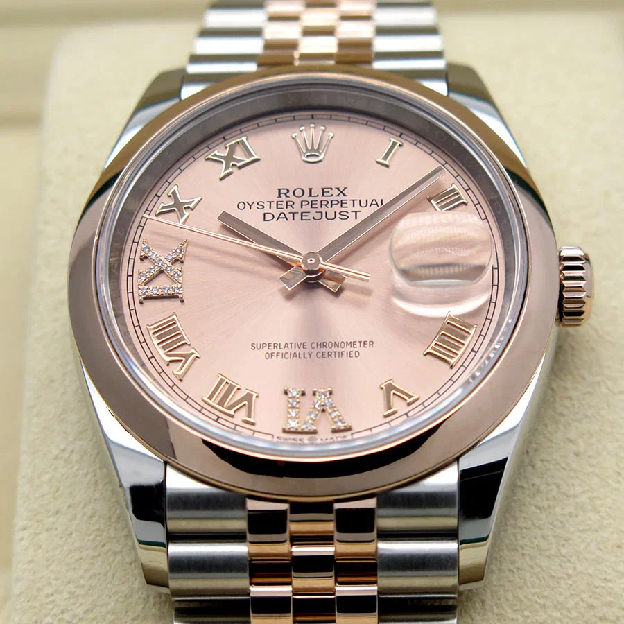 [Superclone] Rolex Datejust 36mm Rosé – Colour Dial Jubilee 126201