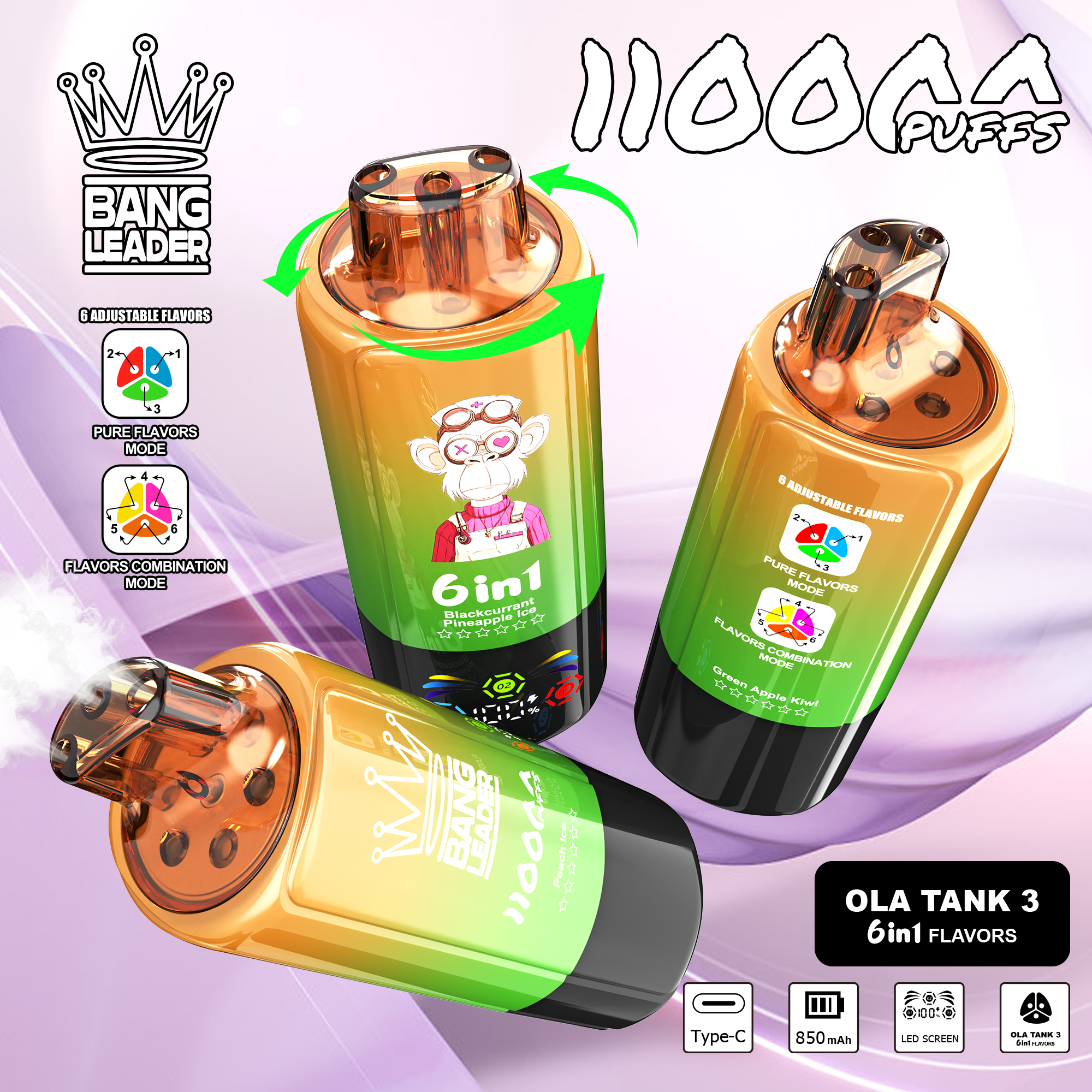 Bang Leader 110K Puffs 6 in 1