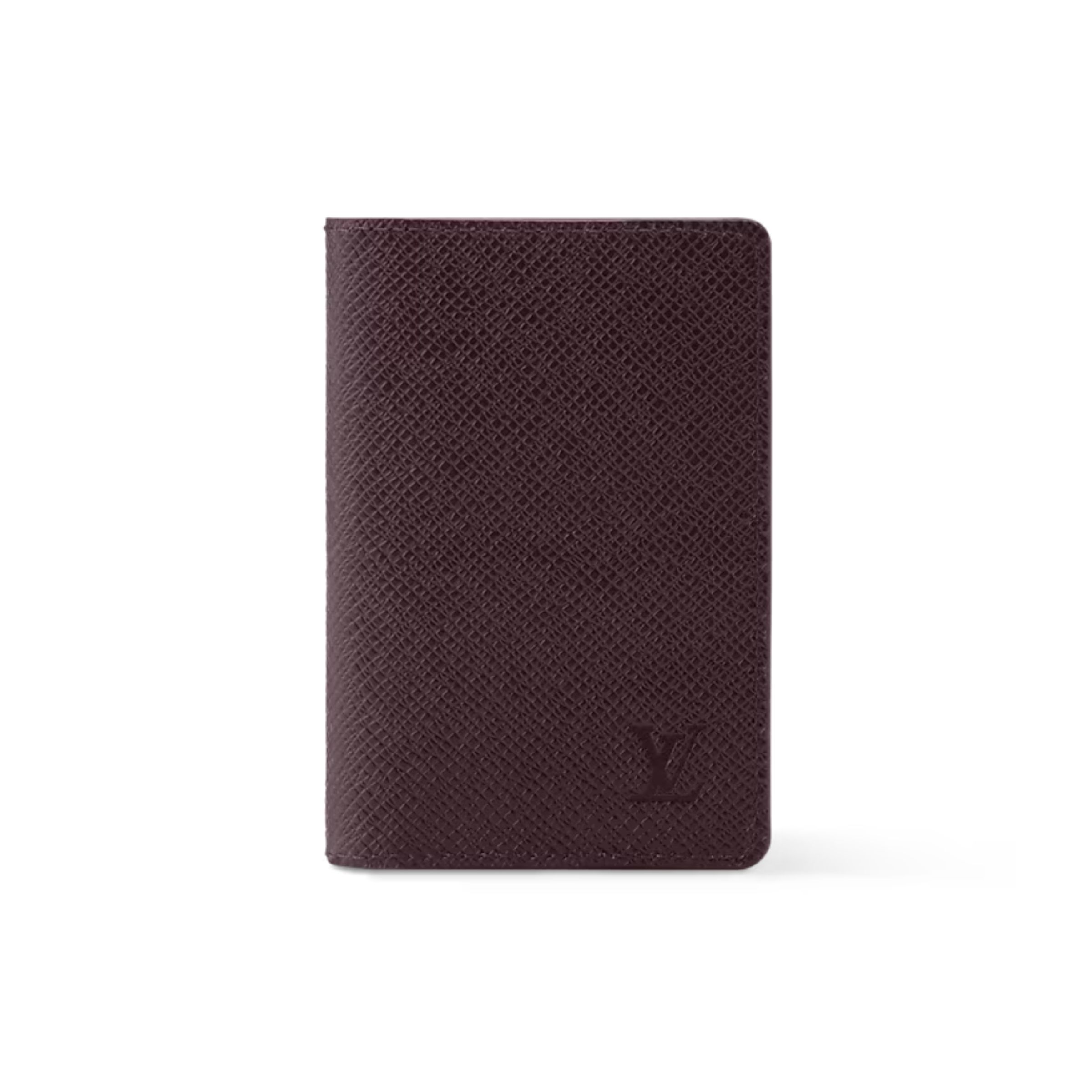Louis Vuitton Pocket Organizer 7.5cm Acajou Brown/Rust M25879