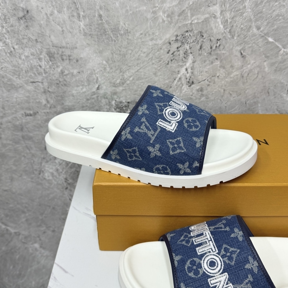 Louis Vuitton Miami Mule Denim Blue
