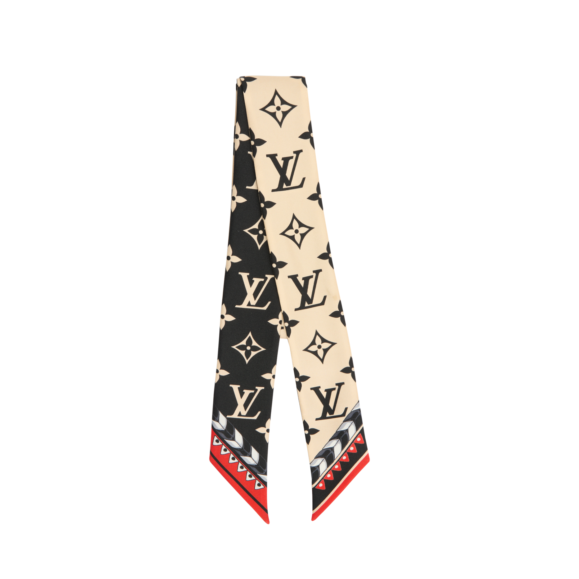 Louis Vuitton Crafty Bi-Colour Bandeau Scarf
