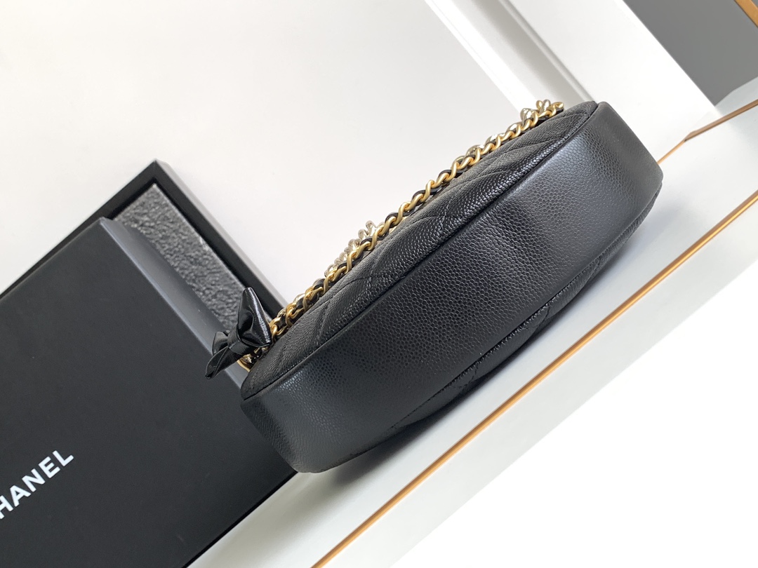 Chanel 24s black-pink gold bag
