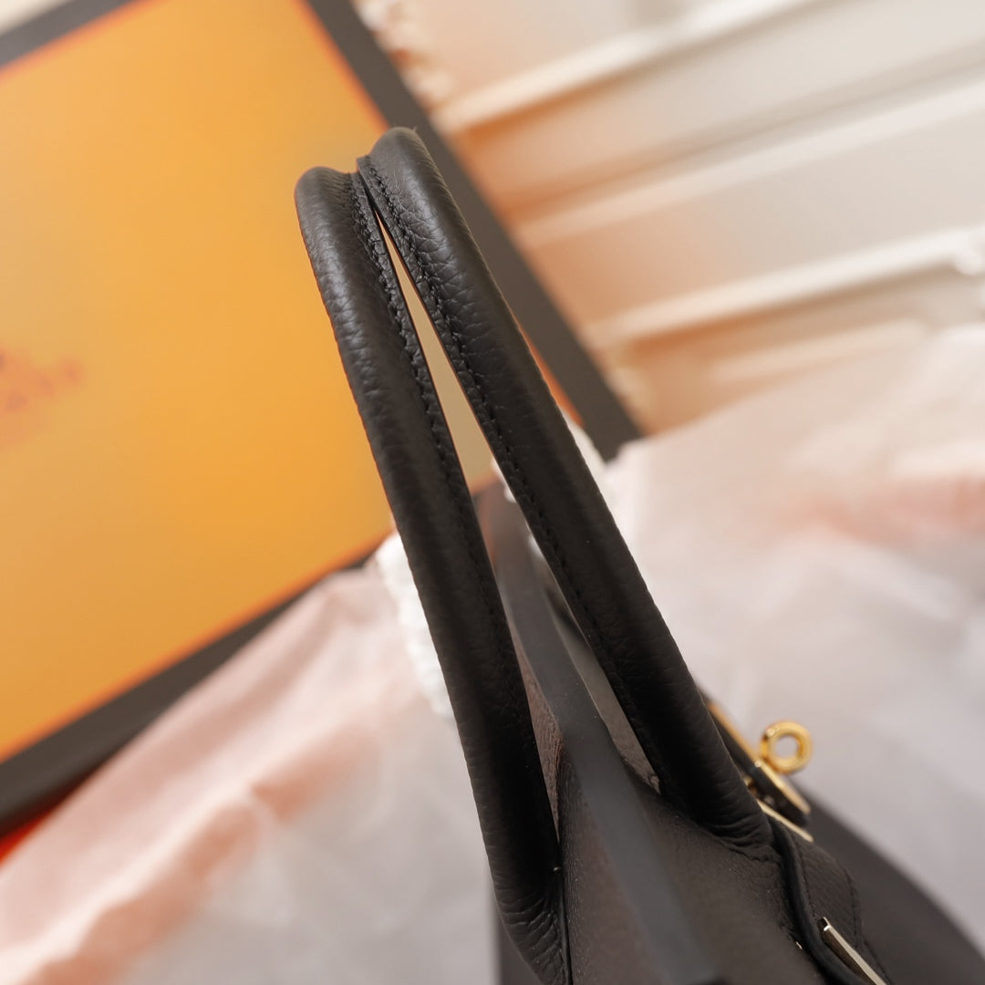 Hermes Birkin Bag 35 Black Togo Gold Hardware