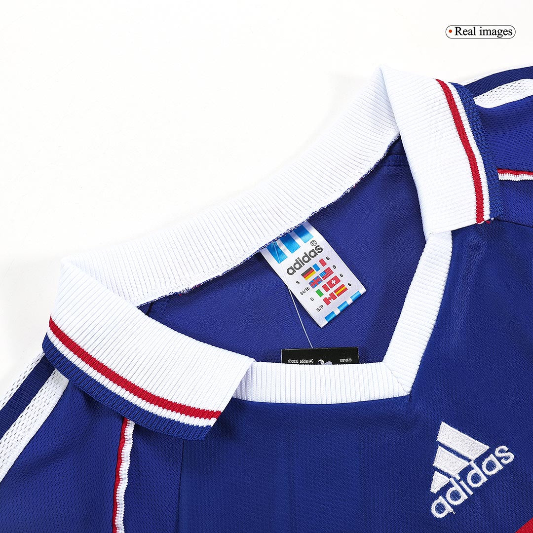 HENRY #12 France 1998 Home Retro Soccer Jersey