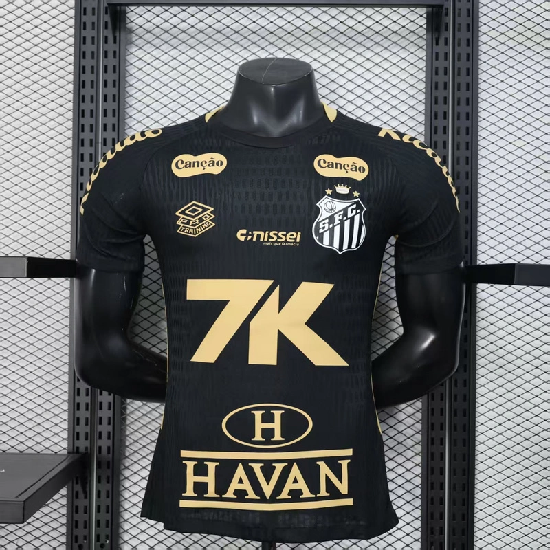 Player 2025-26 Santos Season Black Special Edition Football jersey