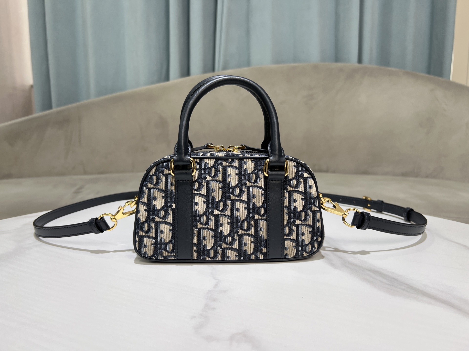 East-West Micro Bag Blue
