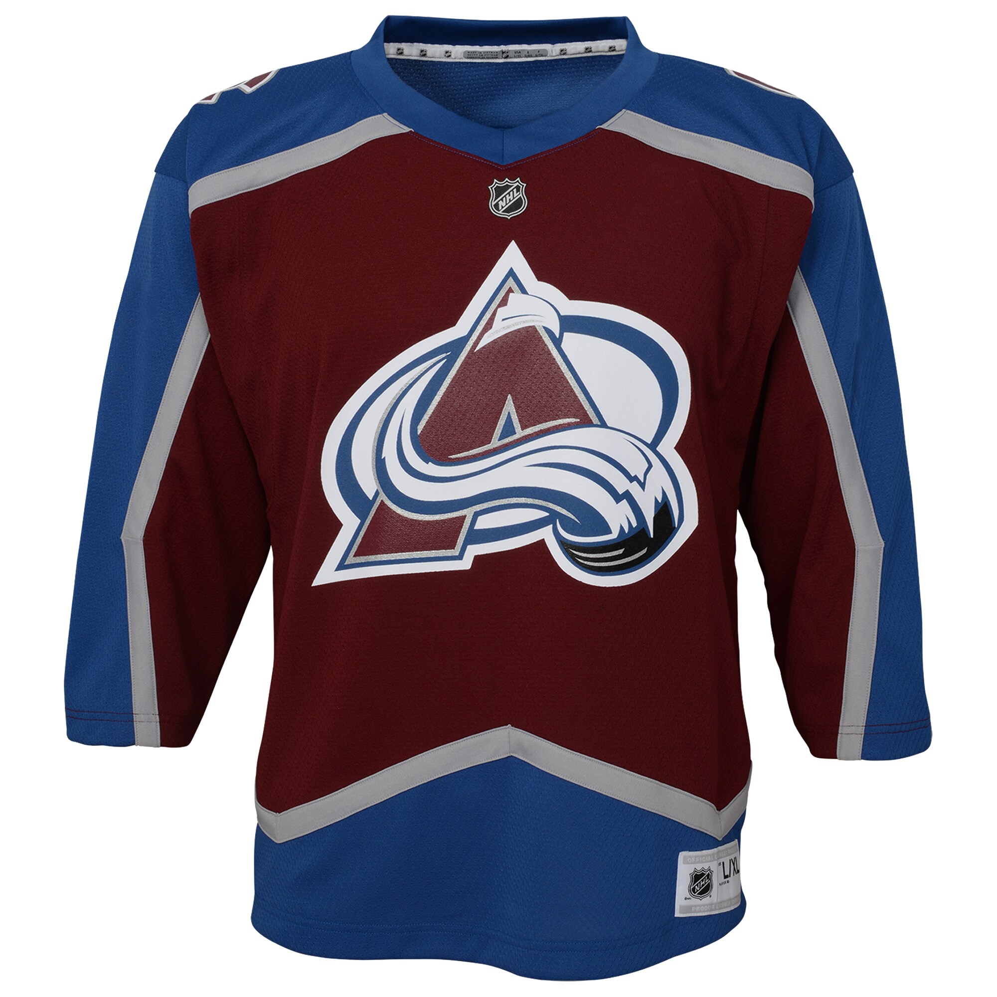 Colorado Avalanche Youth Home Custom Replica Jersey – Burgundy