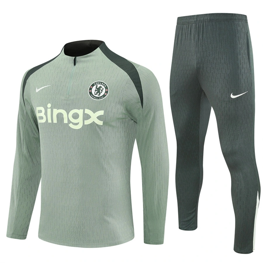 2025-26 Chelsea Light Green [Player] Long Sleeve Training Suit