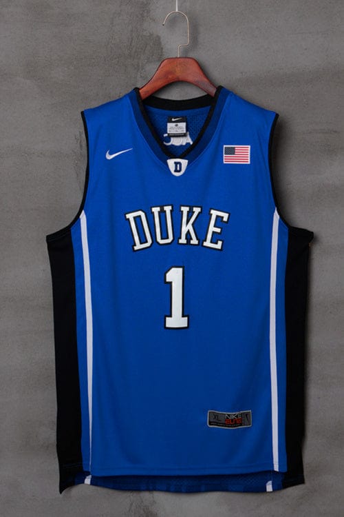 NCAA Duke University No. 1 Irving blue jersey