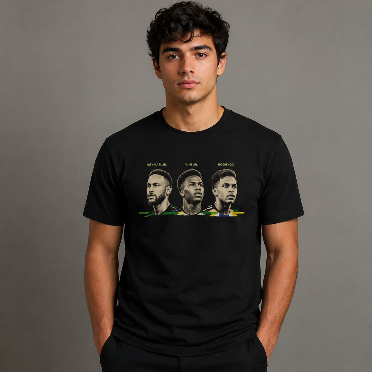Brazilian Player Pure Cotton T-Shirt – Limited-Time Offer