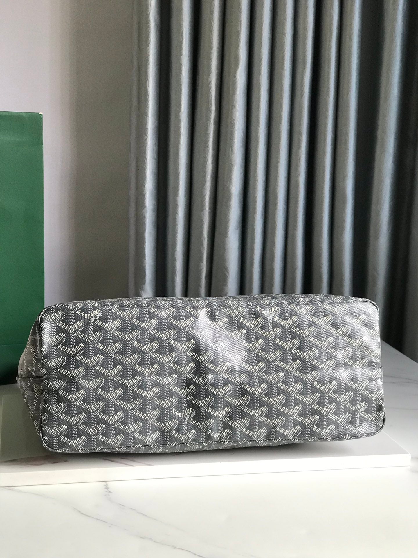 Goyard Hobo Boheme 42Cm Grey Canvas