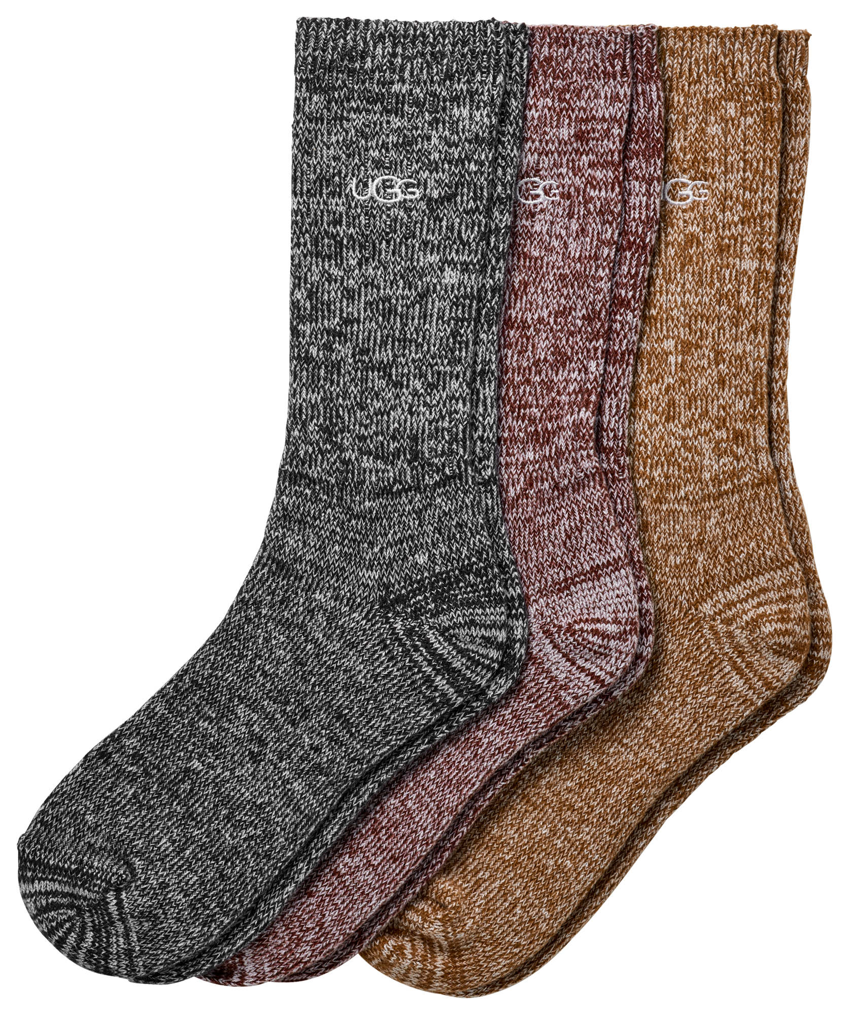 UGG Rib Knit Cozy Crew 3 Pack Socks